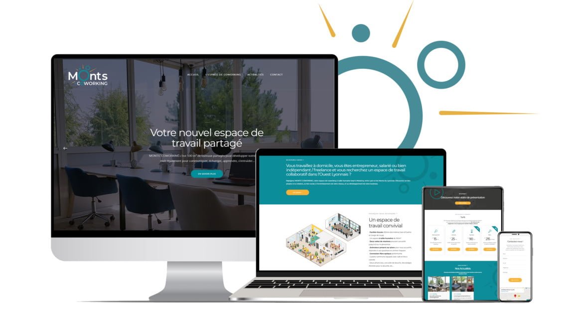 Le nouveau site internet est en ligne !  Monts' Coworking