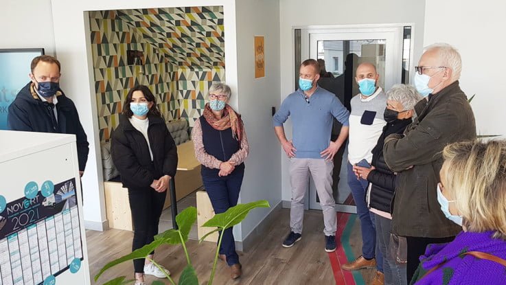 MONTS COWORKING reçoit la visite du député Thomas GASSILLOUD