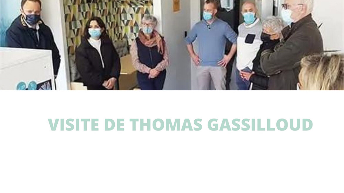 MONTS COWORKING reçoit la visite du député Thomas GASSILLOUD