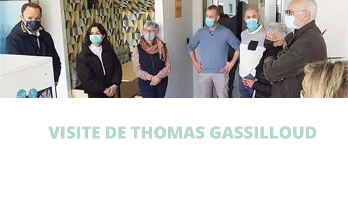 MONTS COWORKING reçoit la visite du député Thomas GASSILLOUD