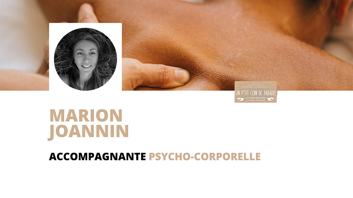 Marion Joannin, accompagnante psycho-corporelle