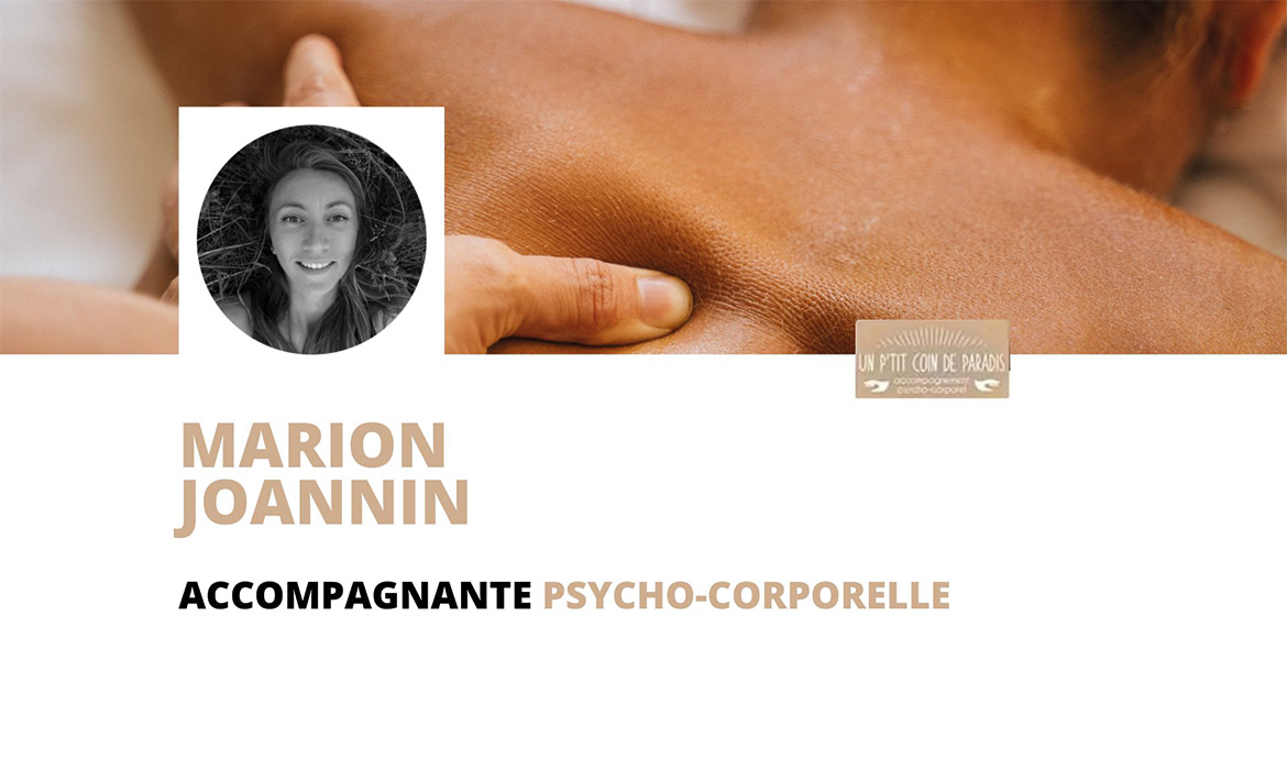 Marion Joannin, accompagnante psycho-corporelle