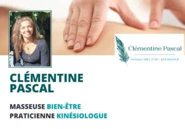 Clémentine PASCAL, Masseuse bien-être – Praticienne kinésiologue