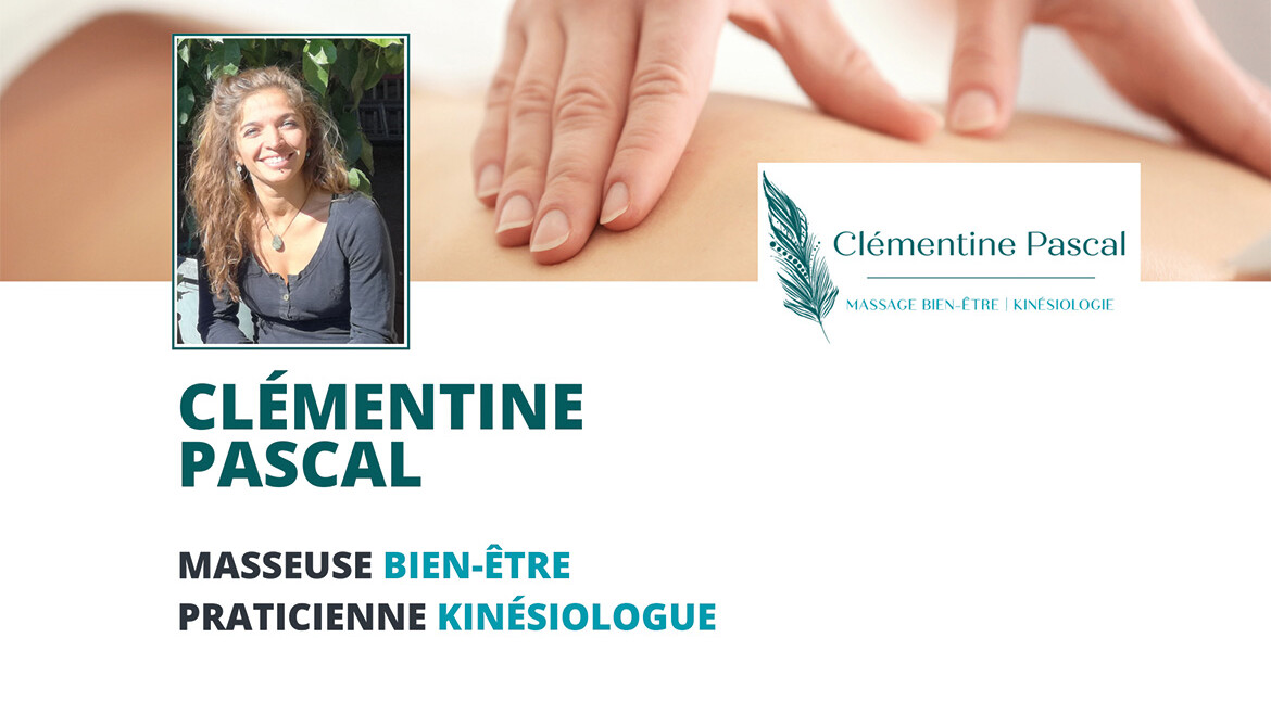 Clémentine PASCAL, Masseuse bien-être – Praticienne kinésiologue