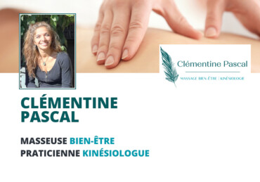 Clémentine PASCAL, Masseuse bien-être – Praticienne kinésiologue