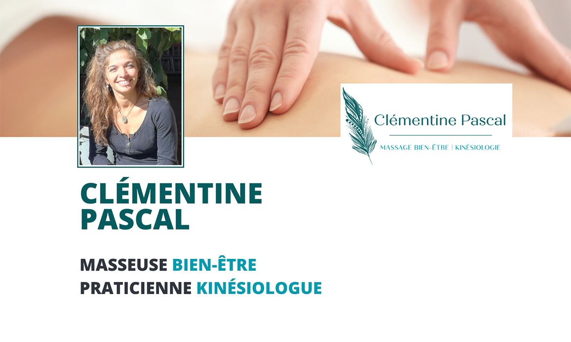 Clémentine PASCAL, Masseuse bien-être – Praticienne kinésiologue